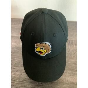 New Era Utah Utes Black Adjustable Hat Cap Youth One Size USED